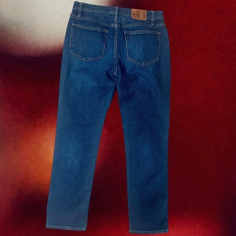 J. Crew ‘Slim Broken in Boyfriend Jean’ F4728 in Dark Wash Fall 2016 Size 28